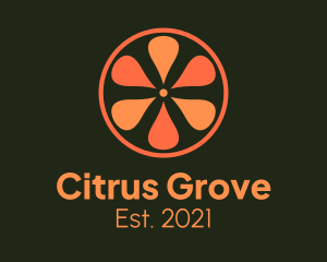 Citrus Orange Oil Extract logo design