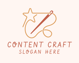 Star Thread Needle logo design