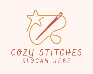 Star Thread Needle logo design