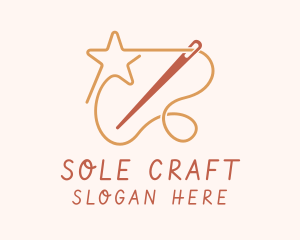 Star Thread Needle logo design