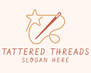 Star Thread Needle logo design