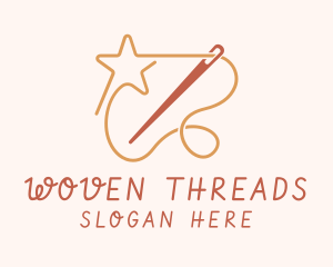 Star Thread Needle logo design