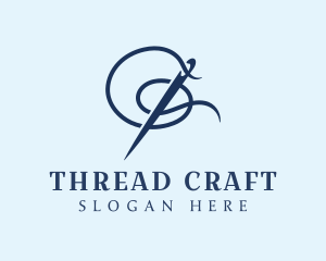 Stitching - Sewing Needle Stitch logo design