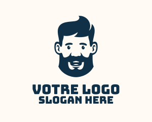 Hair - Blue Man Beard Grooming logo design