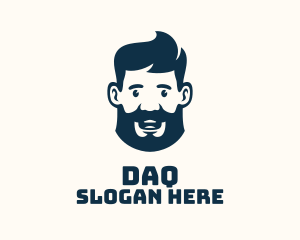 Parent - Blue Man Beard Grooming logo design