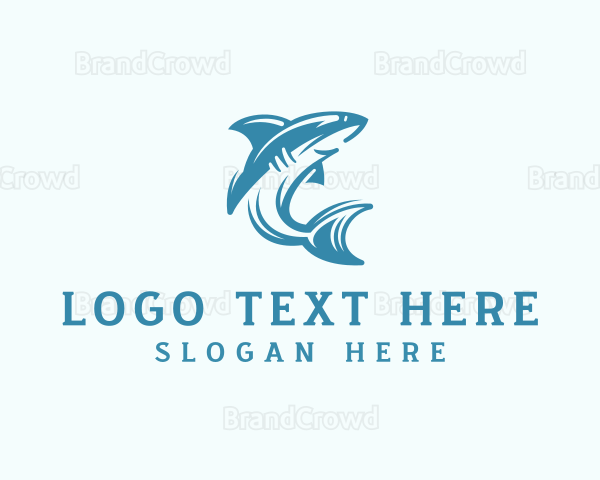 Great Shark Wildlife Logo