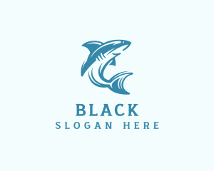 Seafood - Great Shark Wildlife logo design