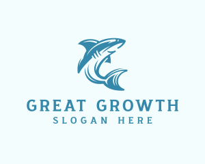 Great Shark Wildlife  logo design