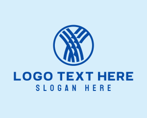 Textile - Generic Business Woven Letter Y logo design
