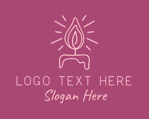 Sex - Feminine Candle Light logo design
