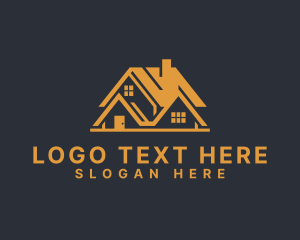 Loft - House Property Real Estate logo design