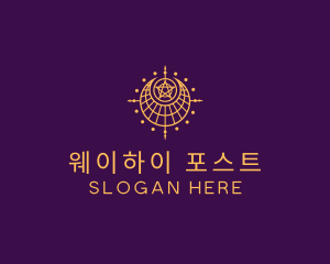 Moon Star Dream Catcher logo design