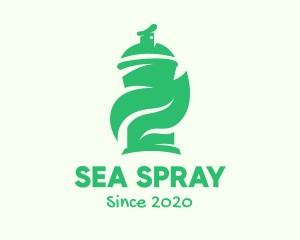 Green Organic Spray Paint logo design