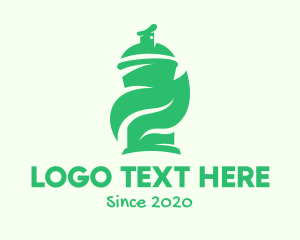 Mural - Green Organic Spray Paint logo design