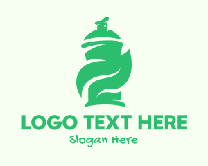 Green Organic Spray Paint Logo