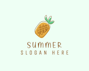 Citrus Pineapple Fruit logo design