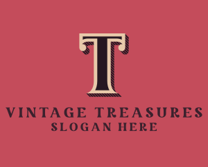 Antique - Antique Shop Letter T logo design