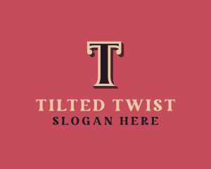 Antique Shop Letter T logo design