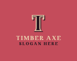 Antique Shop Letter T logo design