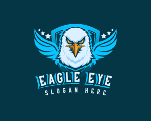 Eagle Bird Shield logo design