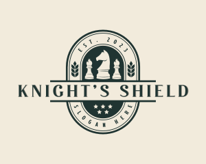 Knight - Chess Pawn Knight logo design