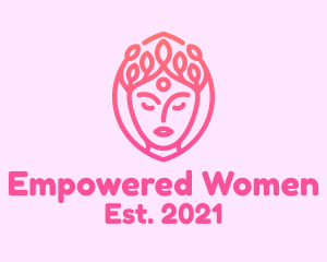 Woman Beauty Face logo design