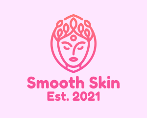 Woman Beauty Face logo design