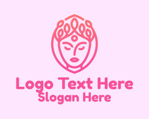 Woman Beauty Face Logo