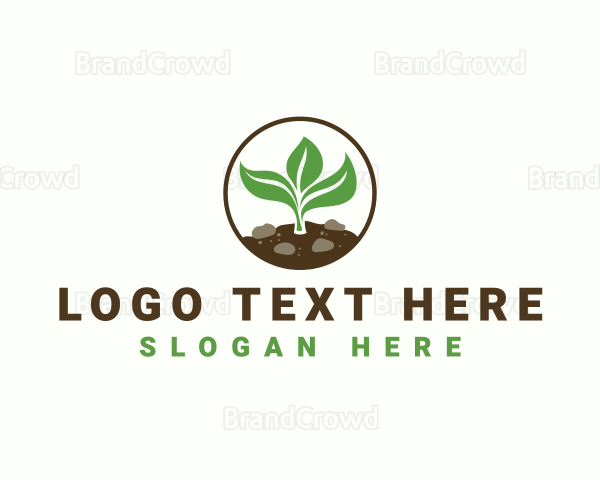 Plant Organic Botanical Logo