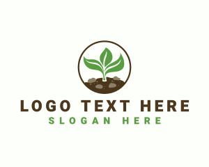 Crop - Plant Organic Botanical logo design