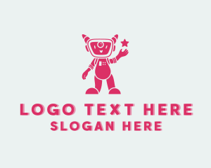 Helmet - Robot Star Toy logo design