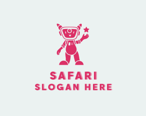 Robot Star Toy Logo