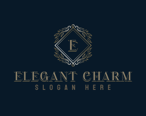 Elegant Ornamental Boutique logo design