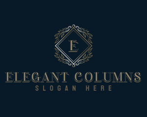 Elegant Ornamental Boutique logo design