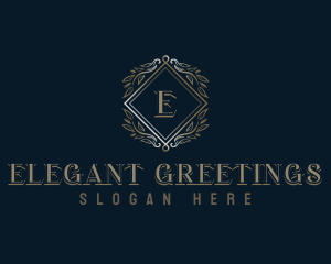 Elegant Ornamental Boutique logo design