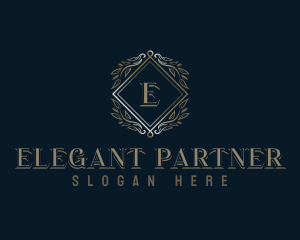 Elegant Ornamental Boutique logo design