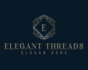 Elegant Ornamental Boutique logo design