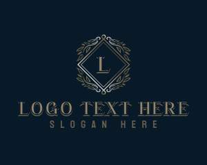 Leaf - Elegant Ornamental Boutique logo design