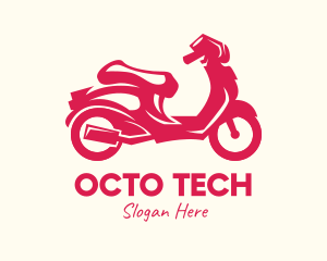 Red Motorbike Ride Logo