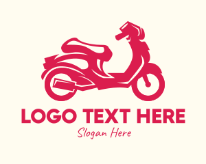 Red Motorbike Ride Logo