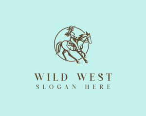 Western - Western Cowgirl Rodeo logo design