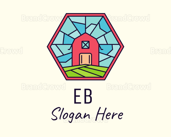 Stained Glass Barn Logo