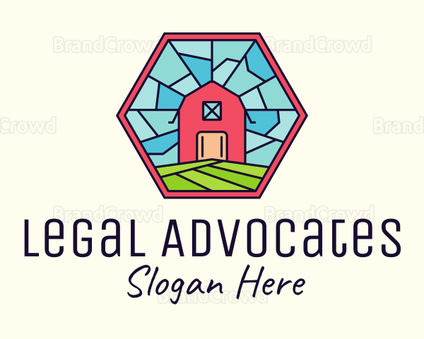 Stained Glass Barn Logo