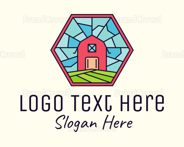 Stained Glass Barn Logo