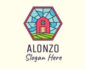 Stained Glass Barn logo design