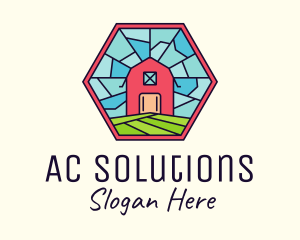 Stained Glass Barn logo design