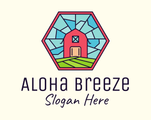 Stained Glass Barn logo design