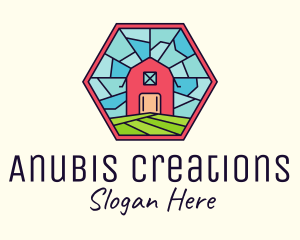 Stained Glass Barn logo design