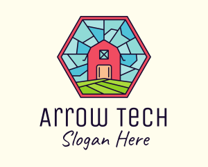 Stained Glass Barn logo design