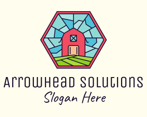 Stained Glass Barn logo design